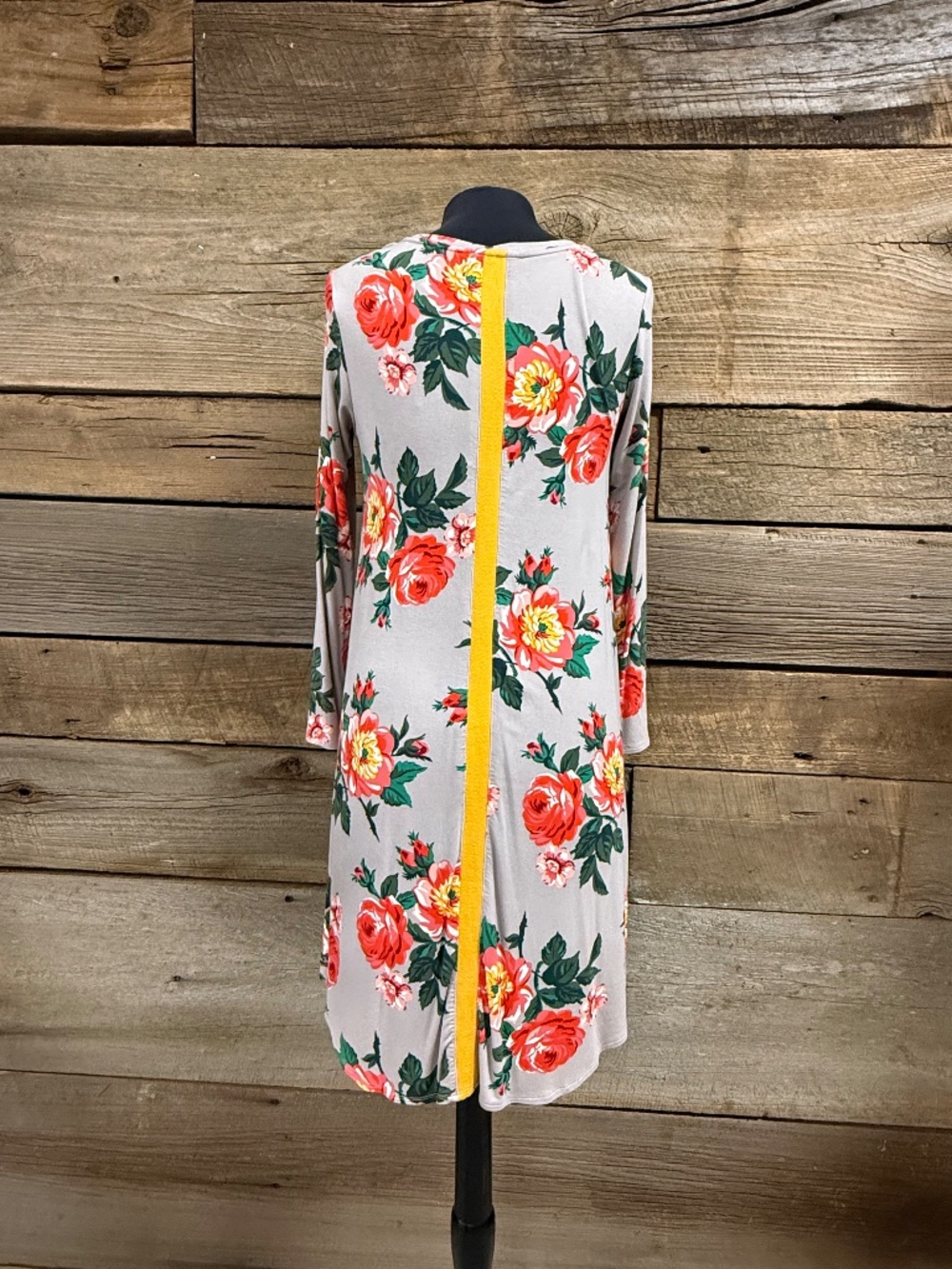 Matilda Jane Daydream Believer Say I'm a dreamer dress, Gray floral, Small - Picture 3 of 5
